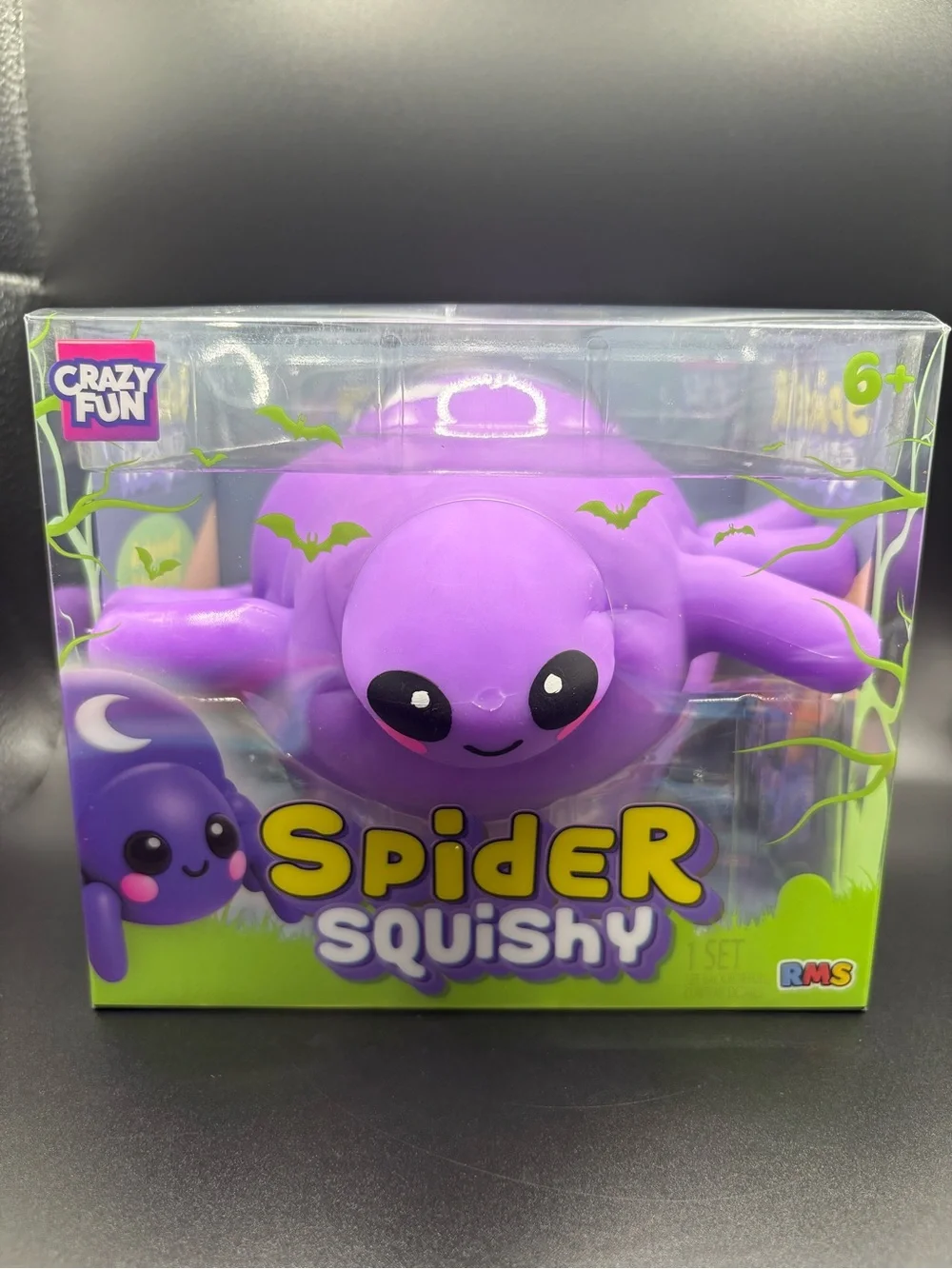 Purple Spider Squishy - Soft Sensory Toy